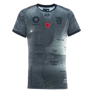 NRL NZ Warriors 2025 ANZAC Warm up T-shirt - Mens