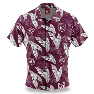 QLD Maroons "Paradise" Hawaiian Shirt
