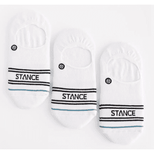 Basic 3 Pack No Show white