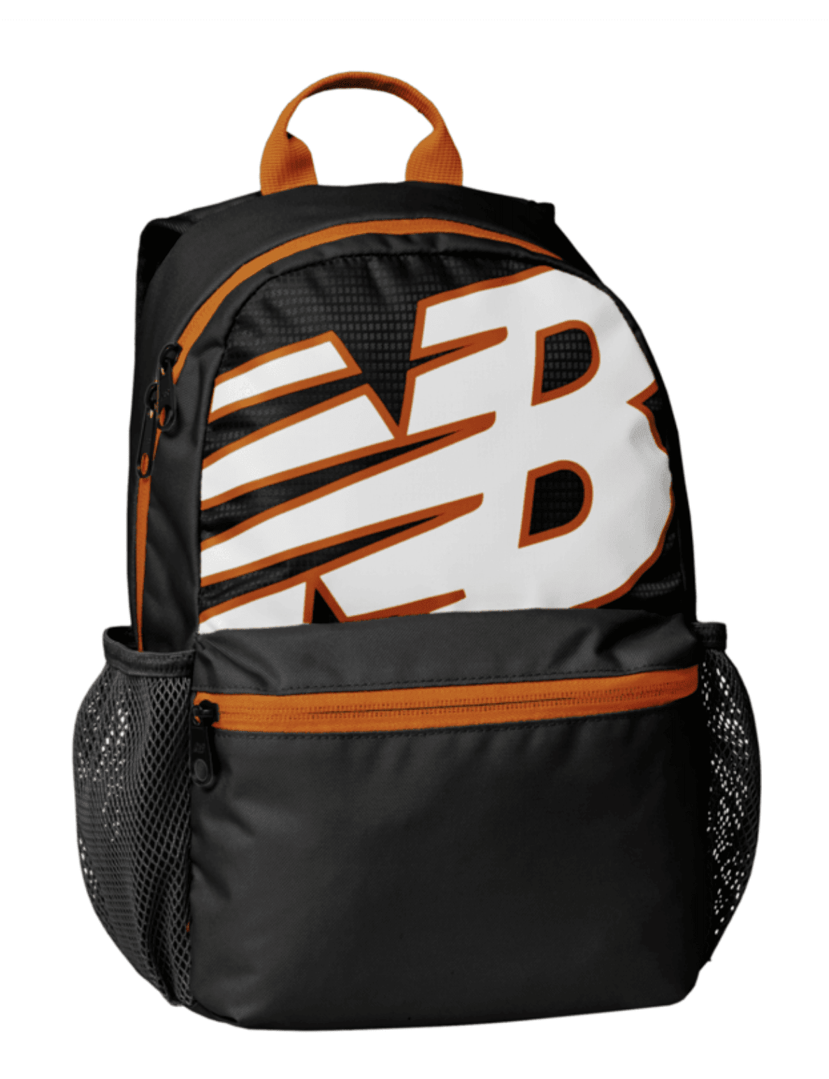 New Balance Kids Backpack-Black/Orange