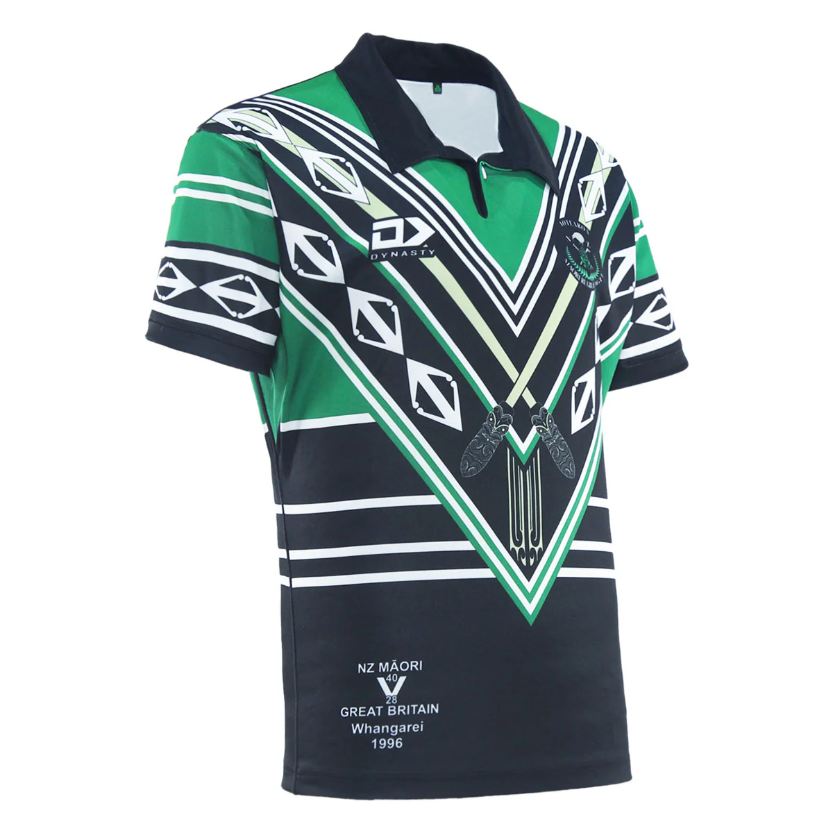 NZ Maori 2025 Heritage Jersey Front Left View