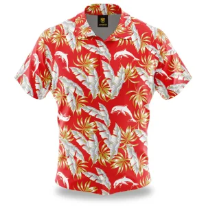 NRL Dolphins 'Paradise' Hawaiian Shirt