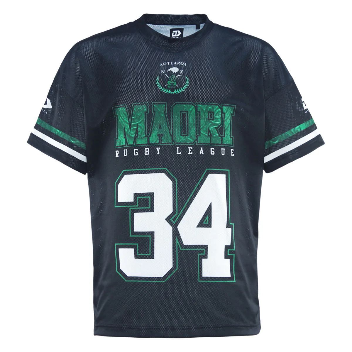 2025_NZ_MAORI_RUGBY_LEAGUE_OVERSIZED_TEE_-_BLACK_NMTEM25002_front-jpg.webp NZ Maori 2025 Oversized Tee Front View