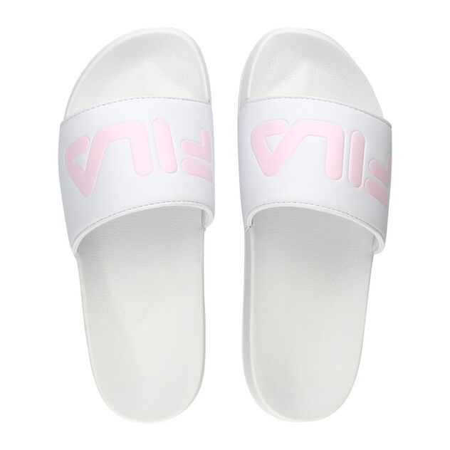 view-1.jpg Fila Women's Slides 21 - White Pink