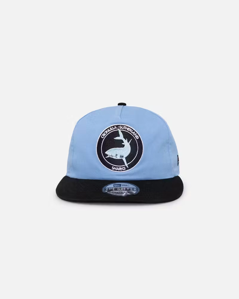 New-Era-Sharks-GOLFER-Retro-Snapback-Front.webp New Era Sharks GOLFER 'Retro' Snapback Front