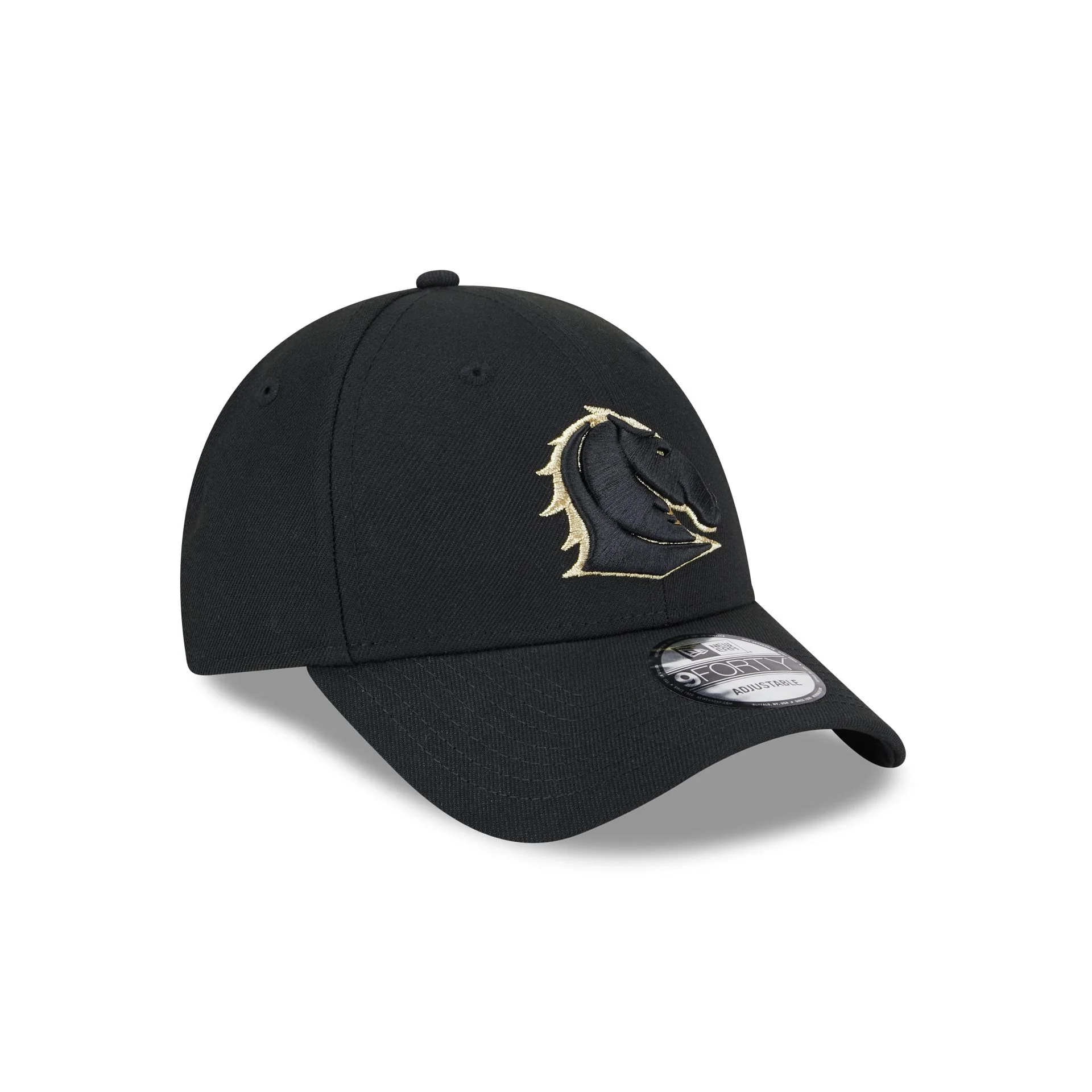 NRL Broncos 940 Snapback Cap Black/GoldNRL Broncos 940 Snapback Cap Black/Gold front left NRL Broncos 940 Snapback Cap Black/Gold front left