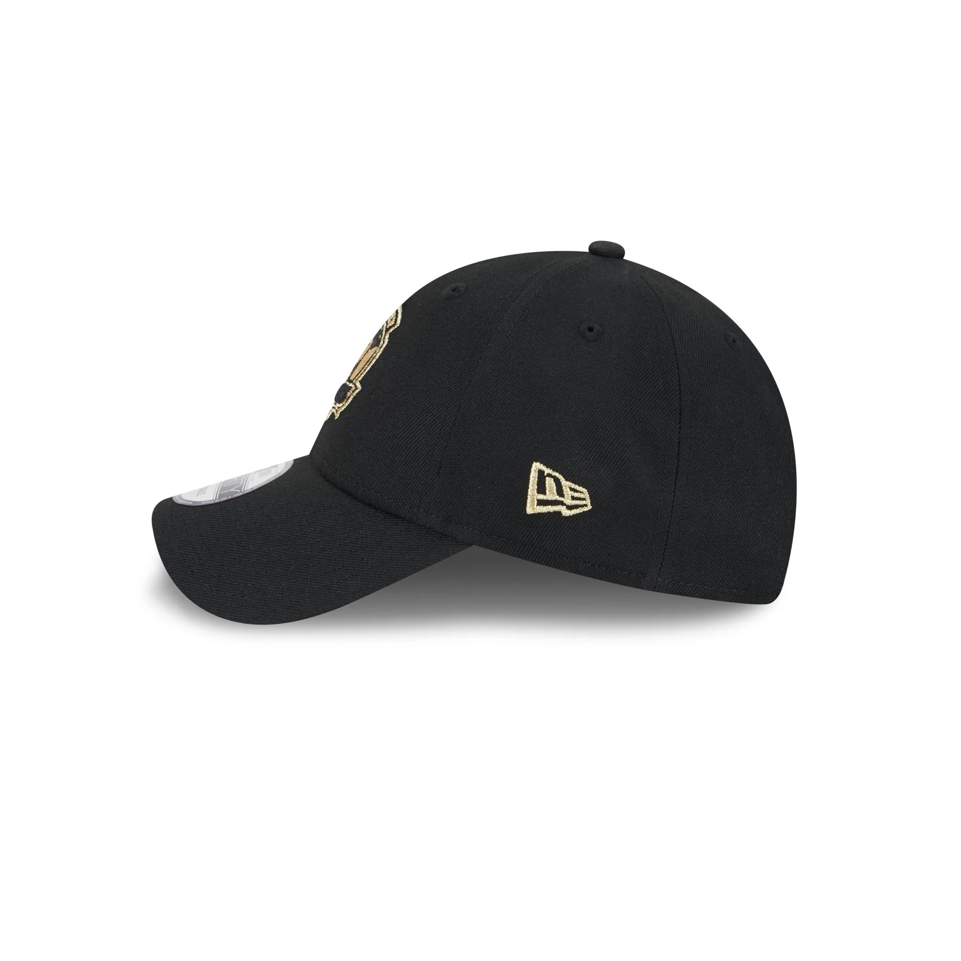 NRL Roosters 940 Snapback Cap Black/Gold left NRL Roosters 940 Snapback Cap Black/Gold left