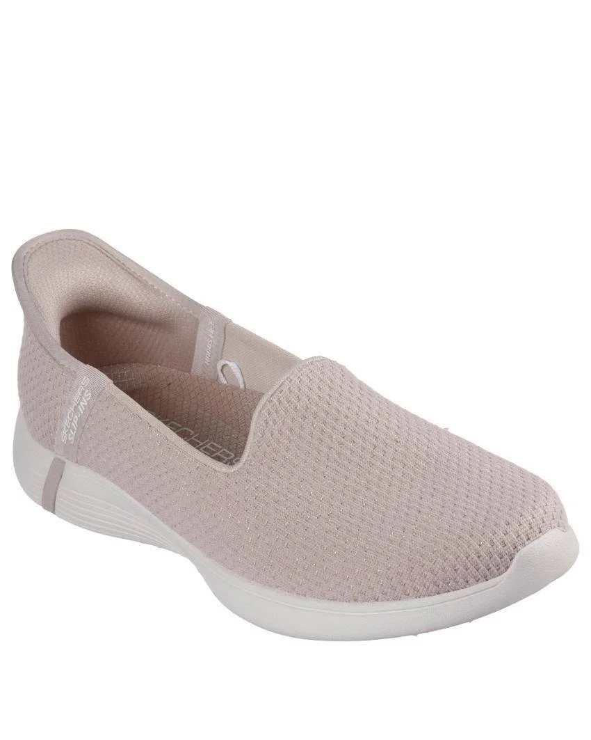 137291_tpgd_01.webp Womens Skechers OTG Luminary Taupe Gold Front View