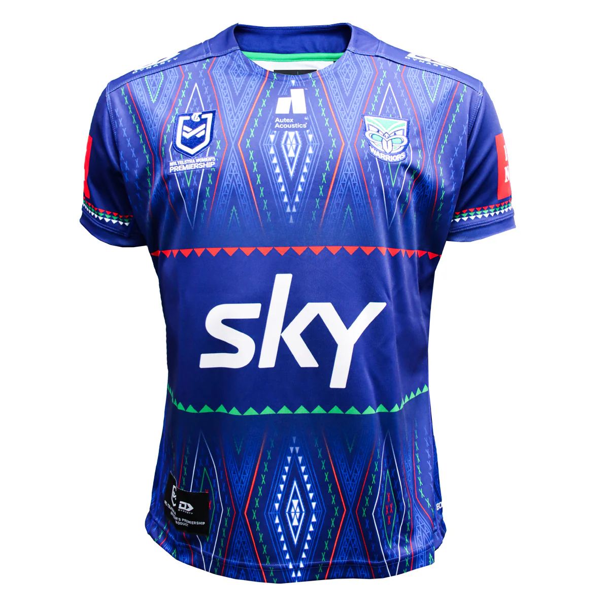 NRLW-New-Zealand-Warriors-Mens-2025-Indigenous-Jersey-Blue-Front-1.webp NZ Warriors 2025 NRLW Indigenous Jersey - Blue front view